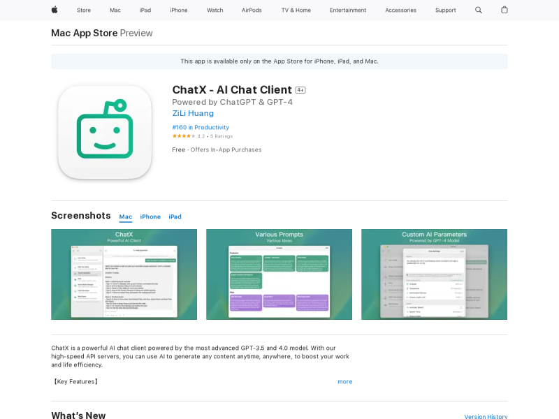 ChatX – AI Chat Client