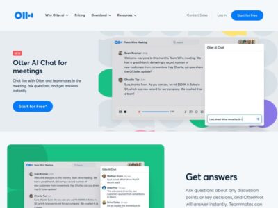 Otter AI Chat : AI-powered chatbot for meetings