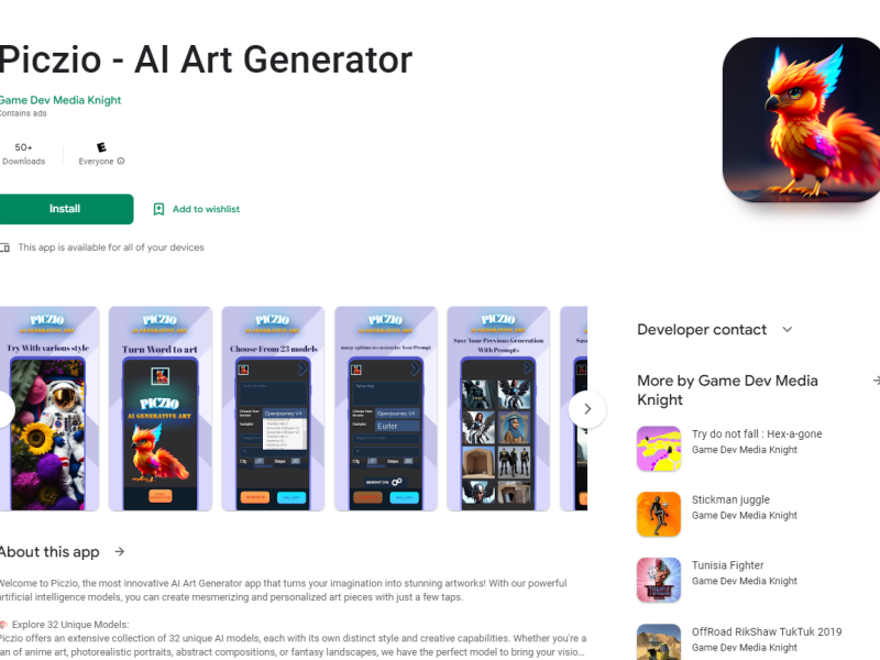 Piczio – AI Art Generator