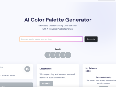 AI Color Palette Generator