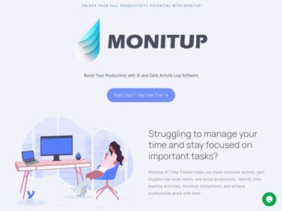 MonitUp AI Time Tracker