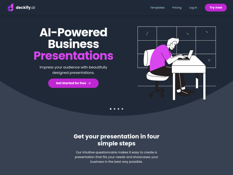 deckify.ai - Elevate Your Presentations with AI in just 4 Steps!!