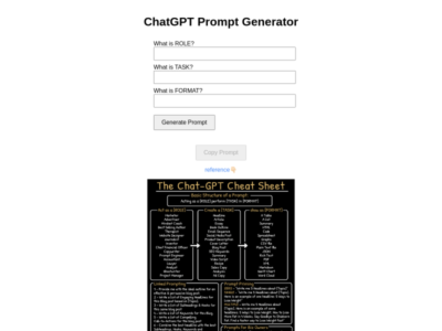 ChatGPT Prompt Generator