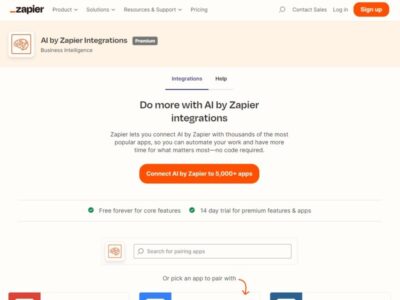 AI by Zapier Integrations