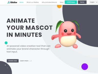 GliaStar : ANIMATE YOUR MASCOT IN MINUTES