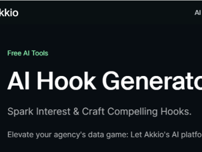 Akkio - Hook Generator