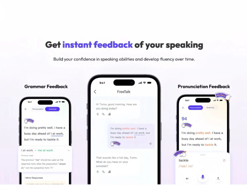 TalkBerry : Your personal English tutor available 24/7